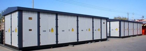High and Low Voltage Combined Substation